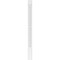 Ekena Millwork Two Equal Raised Panel PVC Pilaster w/Standard Capital & Base, 5"W x 72"H x 2"P PILP05X072DRP01-2 - alternate 6